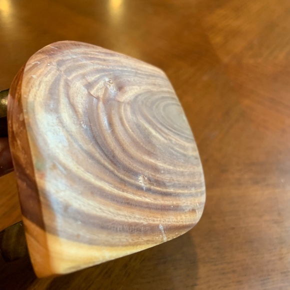 Handmade Wooden Avocados Earthy Small Napkin Holder - Picture 11 of 13